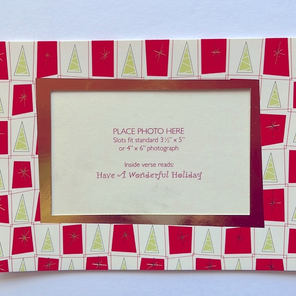 Vintage Graphic Holiday Photo Card - Picture 1 of 8
